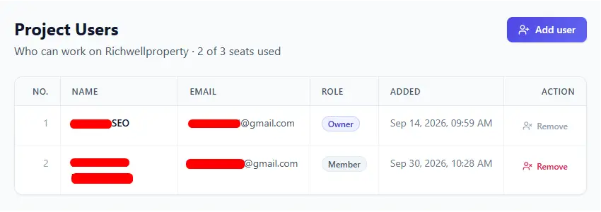 Added User Role will set as Member automatically